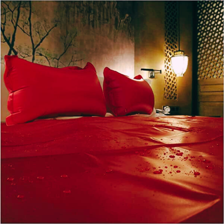 Scandal Super King Vinyl Bed Sheet