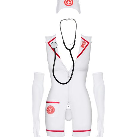 OB NURSE WITH STETHESCOPE DRESS S/M