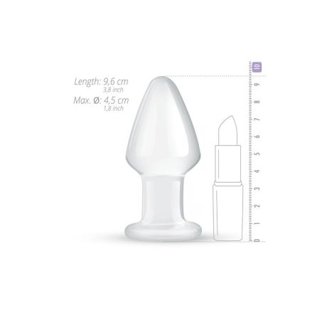 Elegante butt plug de cristal