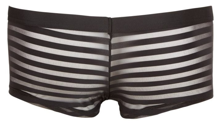 SVENJOYMENT BLACK STRIPE MESH