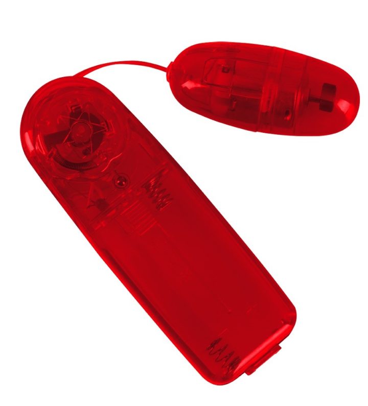 Vibrating red bullet with remote