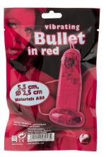 Vibrating red bullet with remote