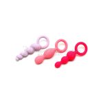 3 Anal Plugs tricolor