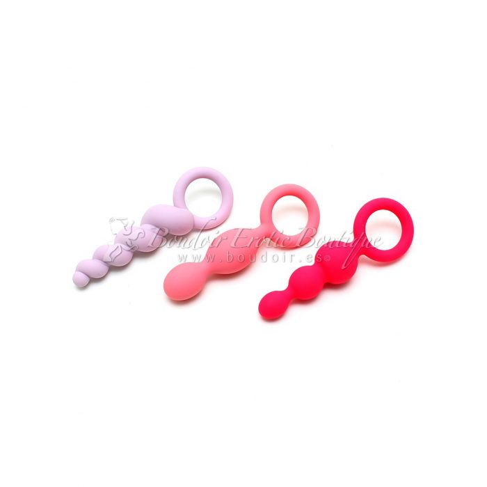 3 Anal Plugs tricolor