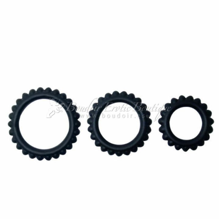 Silicone Cock Rings Set
