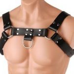 Leather Body Mens Chest Harness