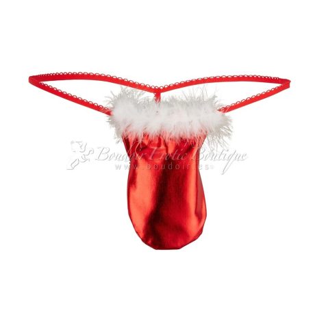 Divertido cordón rojo de Navidad para hombres