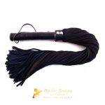 Leather Handled Suede Flogger