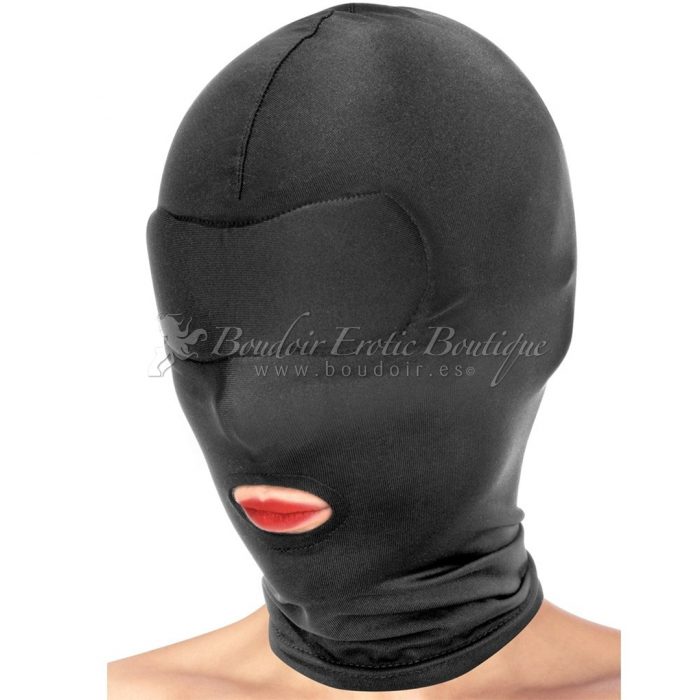 BDSM Hood Uncovered Mouth