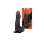 bigstuff vibration dildo black 19 cm