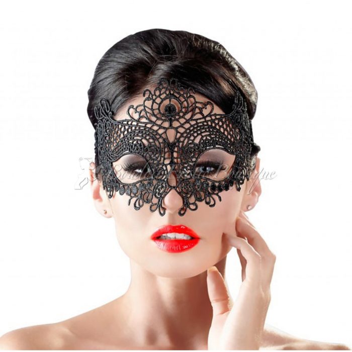 Black Embroidered Mask