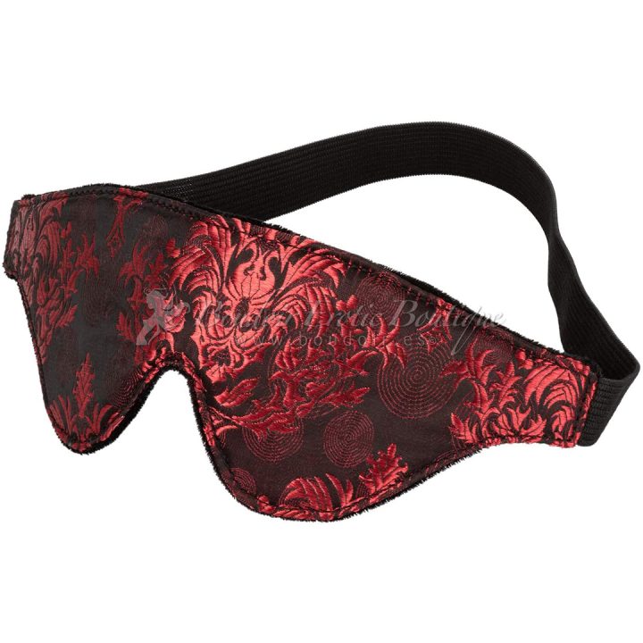 Blackout Floral Design Mask