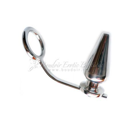 Cock Ring Plug Anal de Metal