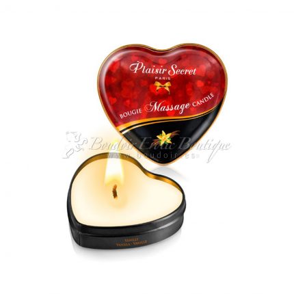 heart massage candle vanilla