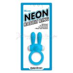 Neon Rabbit Ring Blue