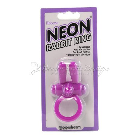 Anillo Neon Rabbit rosa