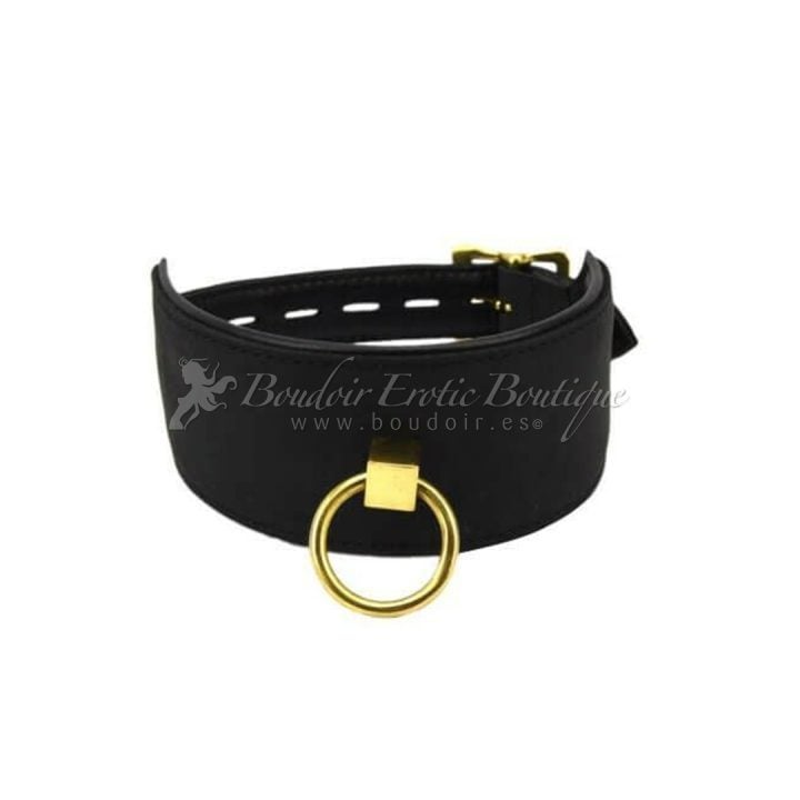 Nubuck Leather Collar