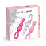 Pack 3 Anal Plugs tricolor