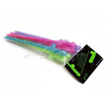 Phosphorescent Penis Straws