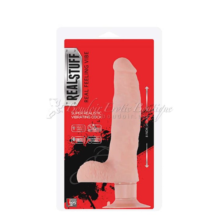 Realistic Vibrating Dildo Testicles