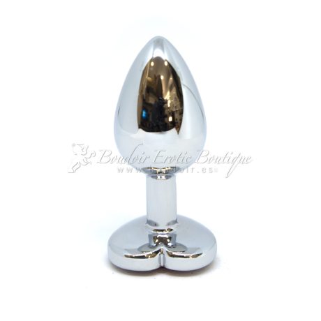 Silver Anal Plug