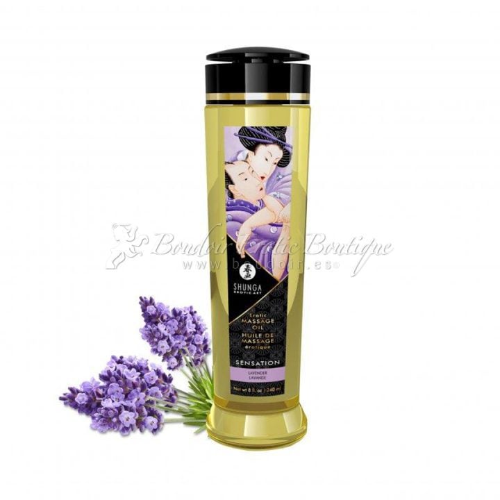 shunga oil sensation lavander