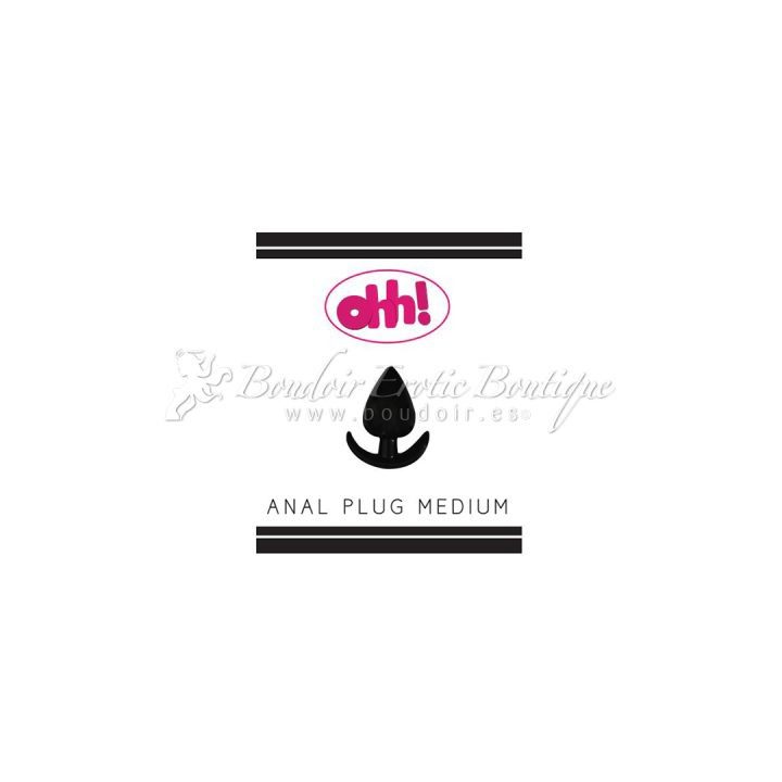 anal plug medium black