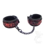 ankle cuffs black chain