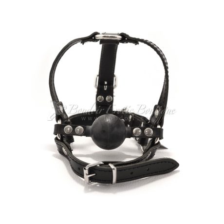 ballgag face harness