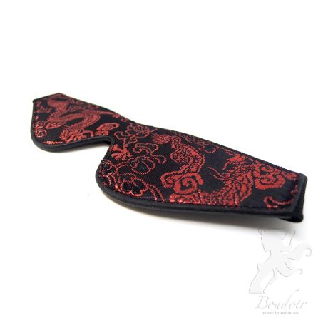 blindfold red oriental motive