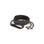 black Collar Clamps Leash