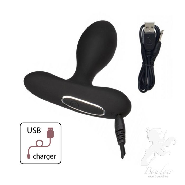 rechargeable black anal vibrator