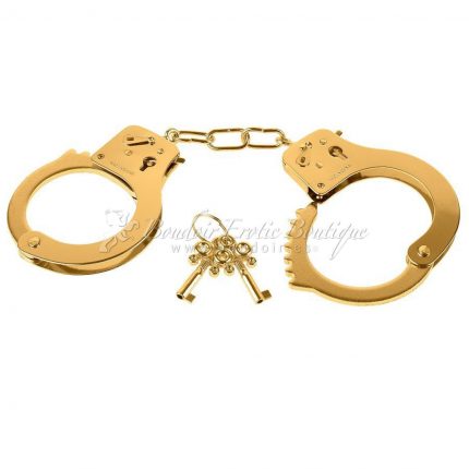 gold Metal Handcuffs