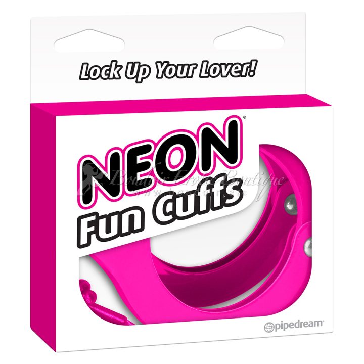 neon cuffs pink