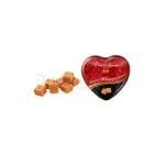 heart massage candle caramel