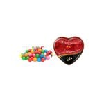 heart massage candle gum