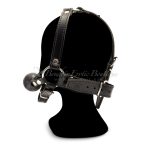 ballgag de goma arnés facial