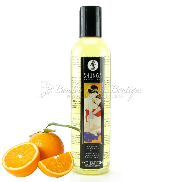 Aceite de masaje Shunga Naranja