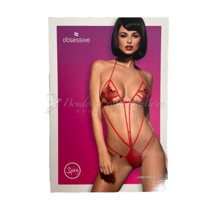strappy body lace red