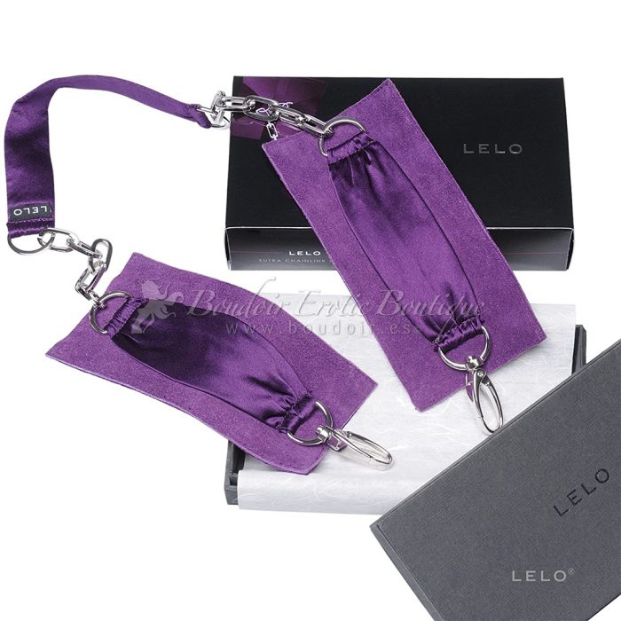 purple Sutra Handcuffs Lelo