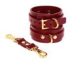 TABOOM-RED-WRIST-CUFFS-HANDCUUFS-BONDAGE