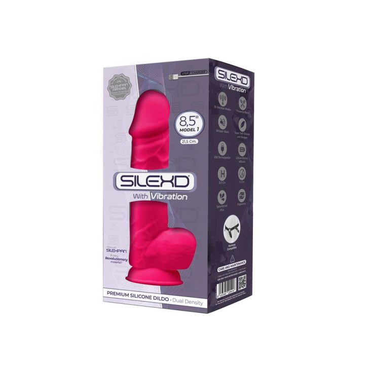 SILEXD 8.5" PINK VIBRATING