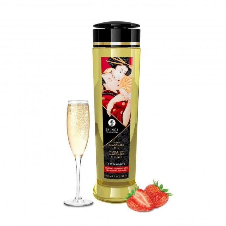 SHUNGA ROMANCE CAVA FRESA MAS OIL 240ML