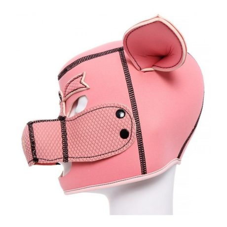 PINK PIG HEAD HOOD