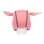 PINK PIG HEAD HOOD