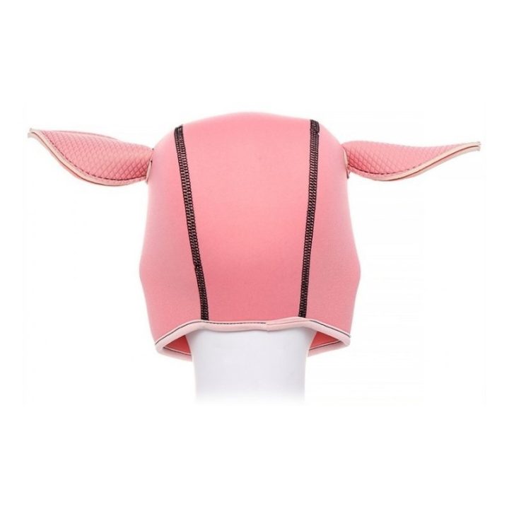 PINK PIG HEAD HOOD