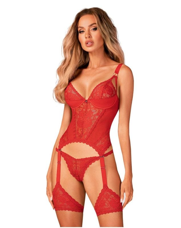 Obsessive Belovya Corset Red