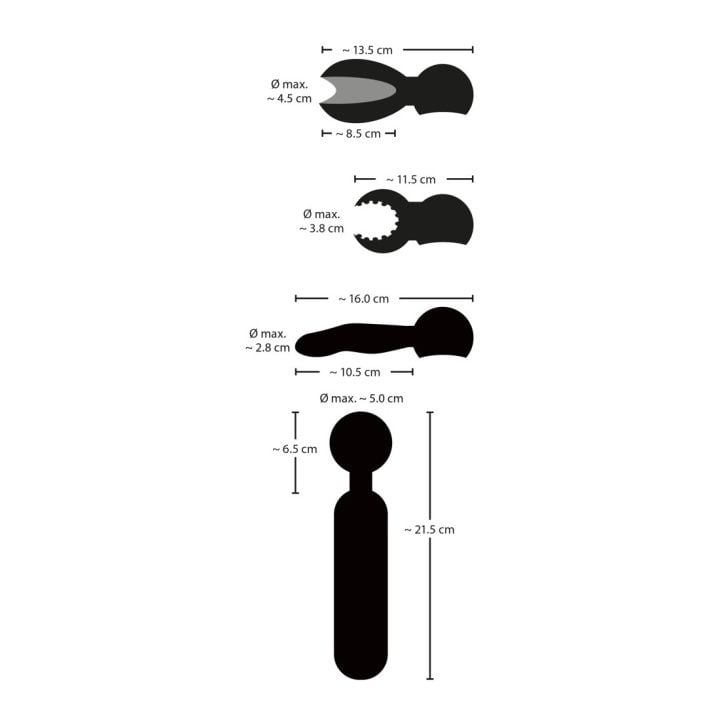 Couple Choice Wand with Attachments