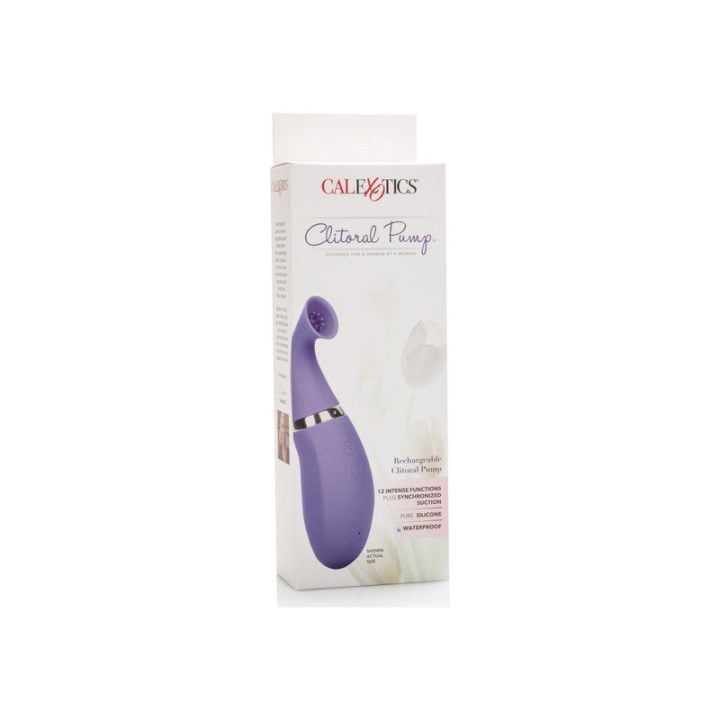 Rechargeable Clitoral Pump Purple