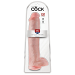 King Cock 15” Dildo with Testicles